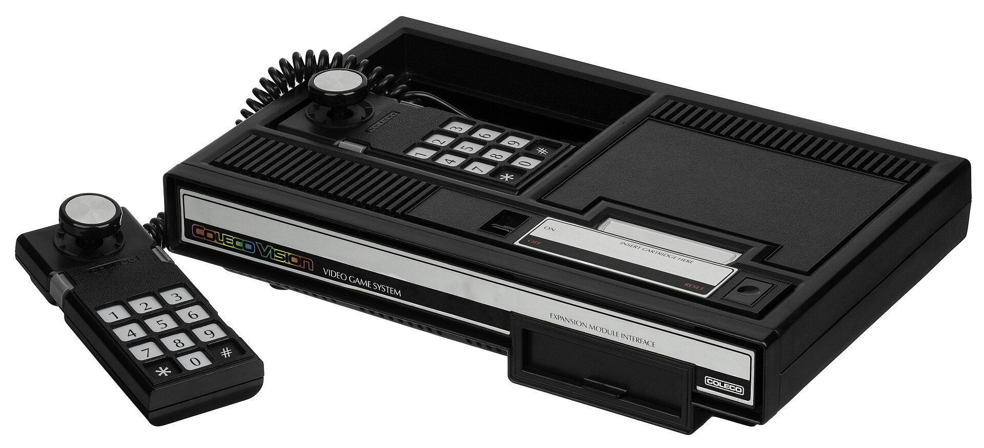 ColecoVision console with keypad controller