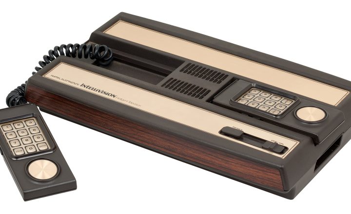 Mattel Intellivision console with two keypad controllers